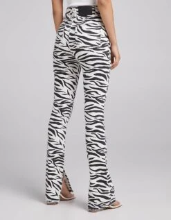 Bershka Straight Leg Trouser In Zebra Print For Women Multi -Chic Maze Sales 200849163 2