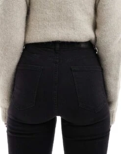 Bershka High Waist Skinny Jean In Black For Women -Chic Maze Sales 204358402 4