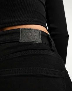 Bershka High Waisted Flared Jeans In Black For Women -Chic Maze Sales 205452836 5