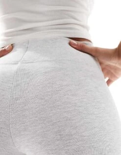 Bershka High Waisted Flared Trousers In Grey For Women -Chic Maze Sales 206133809 2