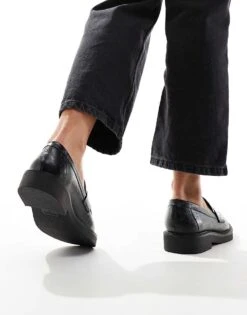 Bershka Monochrome Loafers In Black & White For Women -Chic Maze Sales 206452069 4