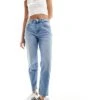 Bershka Comfort Fit Mom Jean In Light Blue For Women -Chic Maze Sales 206468890 1 blue