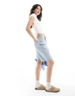 Bershka Polyamide Open Back T-shirt In White For Women -Chic Maze Sales 206523858 2