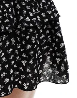 Bershka Rara Skirt In Black & White Floral For Women Neutral -Chic Maze Sales 206719706 4