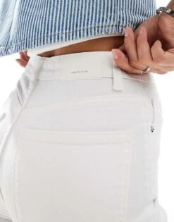 Bershka High Waisted Flared Jeans In White For Women -Chic Maze Sales 206719717 4