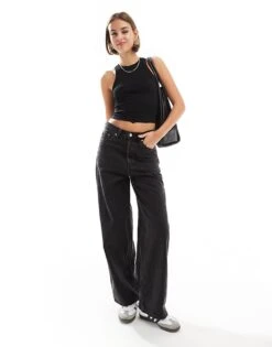 Bershka 2 Pack Racer Neck Top In Black & Grey For Women Multi -Chic Maze Sales 206841952 2