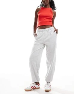 Bershka Joggers In Grey For Women -Chic Maze Sales 207142104 4