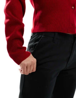 Bershka Flared Woven Trousers In Black For Women Black -Chic Maze Sales 207142184 4