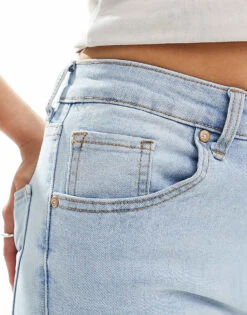 Bershka High Waist Skinny Jean In Light Wash Blue For Women -Chic Maze Sales 207167924 5