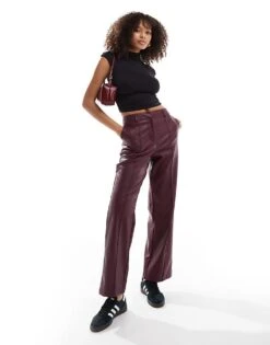 Bershka High Neck Polyamide Ruched Side Top In Black For Women -Chic Maze Sales 207324581 4