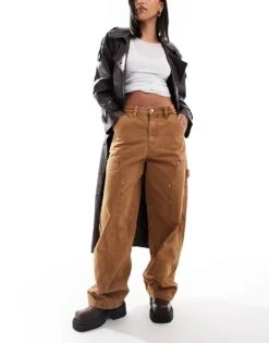 Bershka Carpenter Trousers In Sand For Women -Chic Maze Sales 207409221 1 sand 1