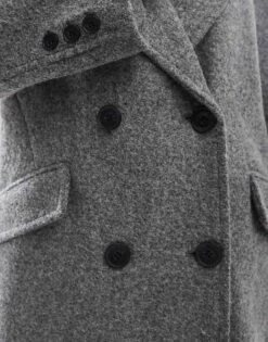 Bershka Slouchy Tailored Coat In Grey For Women -Chic Maze Sales 207473591 4