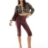 Bershka Fluffy Knit Cardigan In Leopard Print For Women Multi -Chic Maze Sales 207590758 1 multi