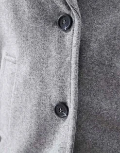 Bershka Oversized Tailored Coat In Grey For Women -Chic Maze Sales 207789324 3