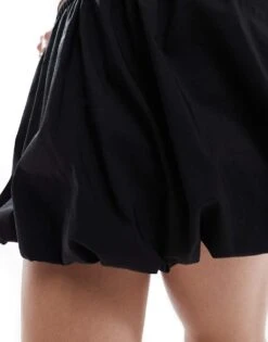 Bershka Puffball Mini Skirt In Black For Women -Chic Maze Sales 207963395 4