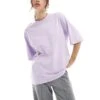 Bershka Oversized Boyfriend T-shirt In Lilac For Women -Chic Maze Sales 208142210 1 lilac