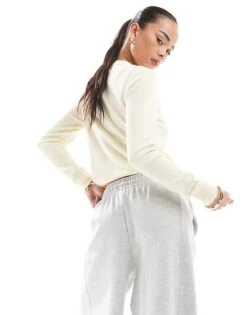 Bershka Balloon Leg Wide Leg Joggers In Grey Marl For Women -Chic Maze Sales 208155165 4