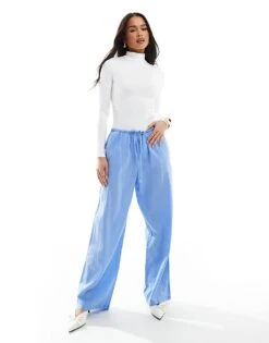 Bershka High Neck Long Sleeve Bodysuit In Ecru For Women -Chic Maze Sales 208223158 3