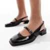 Bershka Mary Jane Sandals In Black For Women -Chic Maze Sales 208234504 1 black