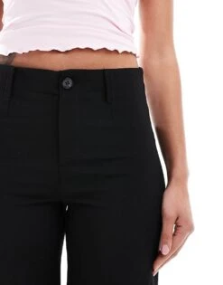Bershka Tailored Trouser In Black For Women -Chic Maze Sales 208313740 5